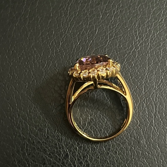 Pale pink gemstone ring - Picture 5 of 6